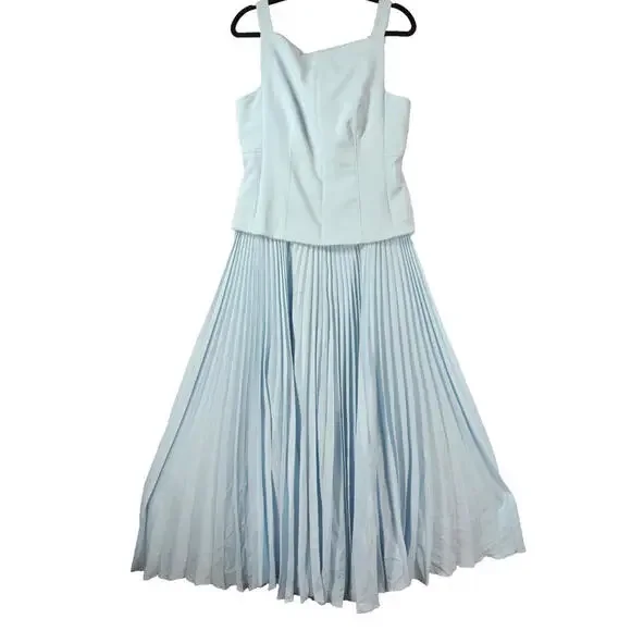 selena gomez blue dress golden globes Rent Acler Finchley Maxi dress for your special event – Dresshouse Formal  Hire main image 0